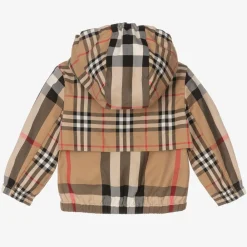 Burberry Coats & Jackets*Baby Boys Beige Check Jacket