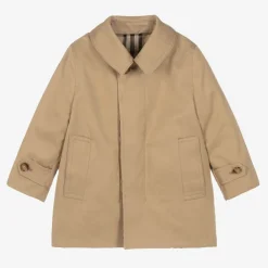 Burberry Coats & Jackets*Baby Boys Beige Check Reversible Car Coat