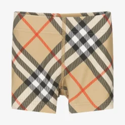 Burberry Swimwear|Swimwear*Baby Boys Beige Check Swim Shorts