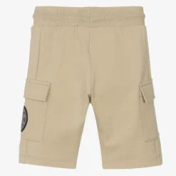 AIGNER Shorts*Baby Boys Beige Cotton Cargo Shorts