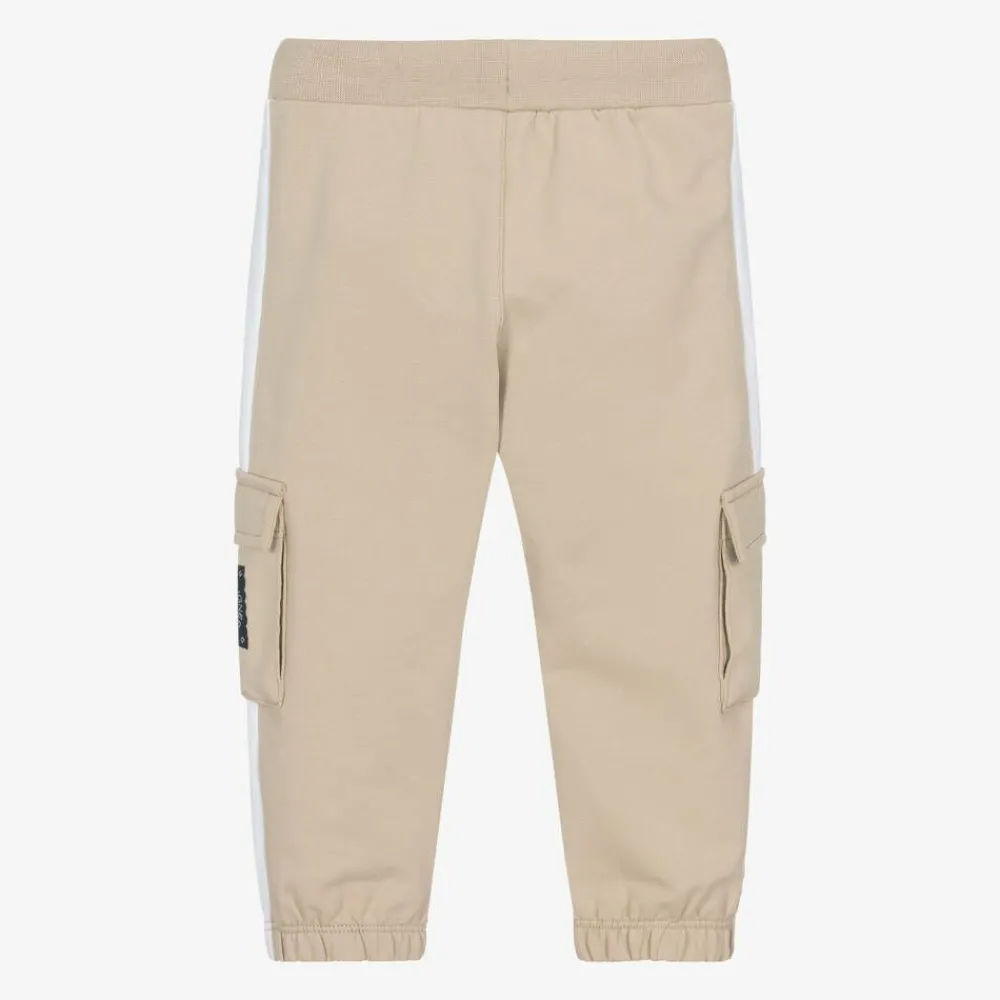 AIGNER Trousers|Trousers*Baby Boys Beige Cotton Cargo Joggers