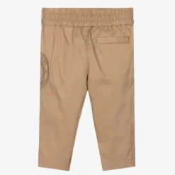 Burberry Trousers|Trousers*Baby Boys Beige Cotton Trousers