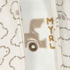 Mayoral Newborn Tracksuits*Baby Boys Beige Cotton Tracksuit Set