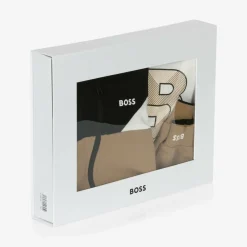 BOSS Tracksuits*Baby Boys Beige Cotton Tracksuit Set