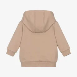 Timberland Tops*Baby Boys Beige Organic  Zip-Up Top