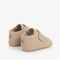 Mayoral Newborn Pre Walkers|Pre Walkers*Baby Boys Beige Pre-Walker Shoes