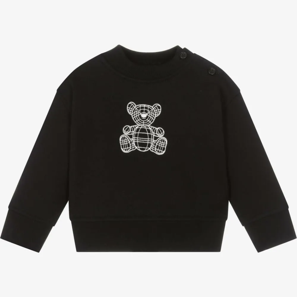 Burberry Tops*Baby Boys Black Sweatshirt