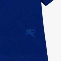 Burberry Tops*Baby Boys Blue Check Polo Shirt