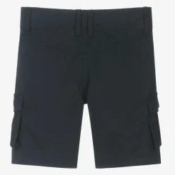 AIGNER Shorts|Shorts*Baby Boys Blue Cotton Cargo Shorts