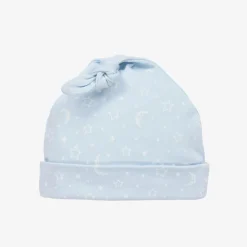 Kissy Kissy Gifts*Baby Boys Blue Cotton Crescent Moonlight Hat