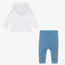 Sofija Tracksuits*Baby Boys Blue Cotton Horse Tracksuit