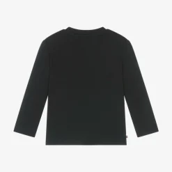 Tommy Hilfiger Tops*Baby Boys Blue Cotton Monotype Logo Top