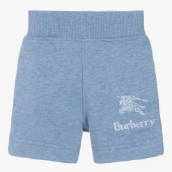 Burberry Shorts*Baby Boys Blue Cotton Shorts