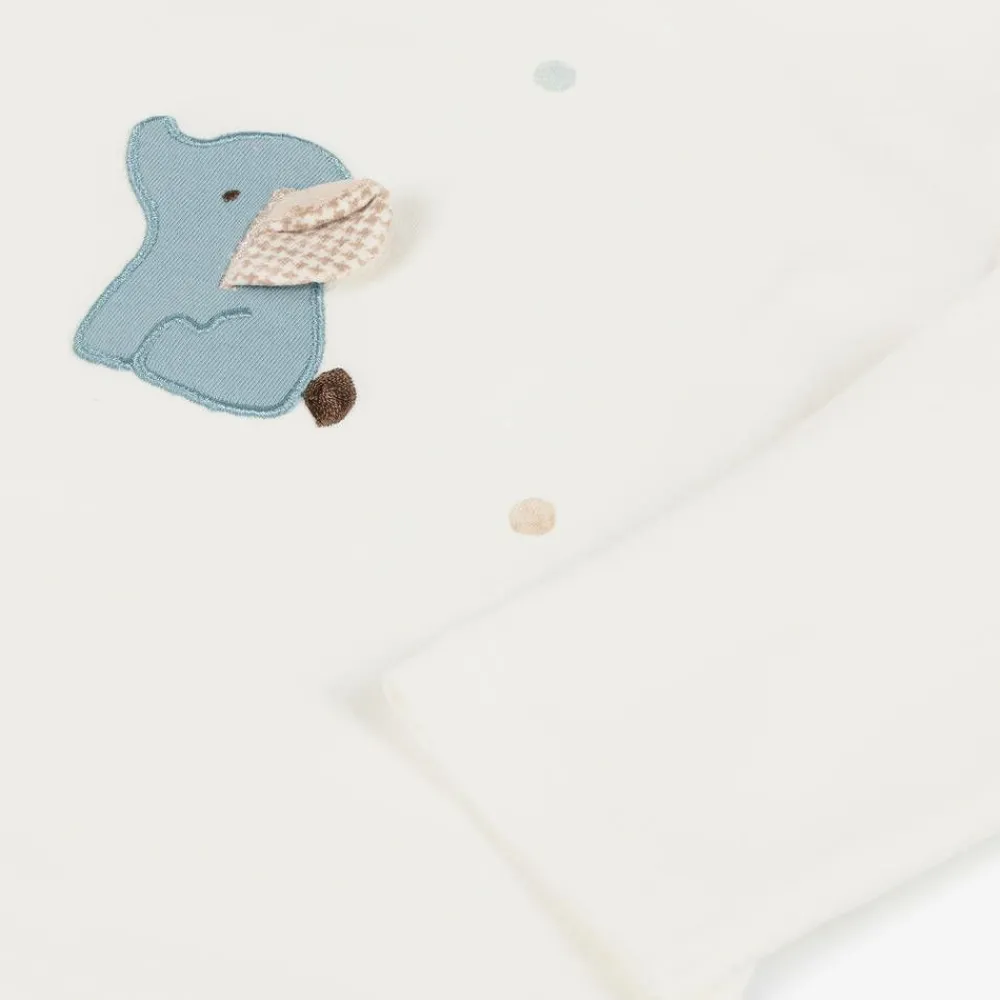 Mayoral Newborn Tracksuits*Baby Boys Blue Cotton Tracksuit Set