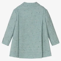 Gucci Coats & Jackets*Baby Boys Blue Damier Wool Check Coat
