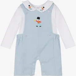 Beau KiD Outfit Sets*Baby Boys Blue Dungaree Set