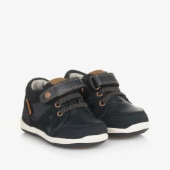 Mayoral First Walkers|First Walkers*Baby Boys Blue Leather First Walkers