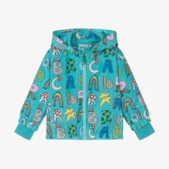 Stella McCartney Kids Coats & Jackets|Coats & Jackets*Baby Boys Blue Magical Letters Jacket