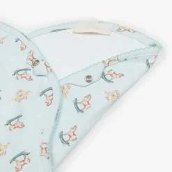 My Little Pie Feeding Accessories*Baby Boys Blue Rocking Horse Burp Cloth (59cm)