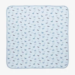 Kissy Kissy Gifts*Baby Boys Blue Sky-High Planes Blanket (73cm)
