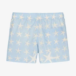 Versace Swimwear*Baby Boys Blue Stella Marina Swim Shorts