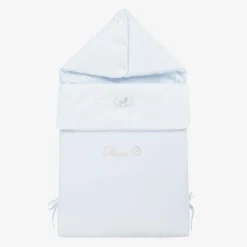 Pureté Du... Bébé Nests*Baby Boys Blue Velour Nest (87cm)