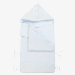 Pureté Du... Bébé Nests*Baby Boys Blue Velour Nest (87cm)