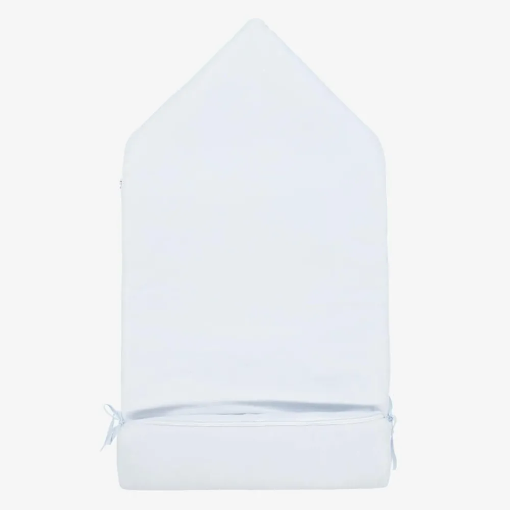 Pureté Du... Bébé Nests*Baby Boys Blue Velour Nest (87cm)