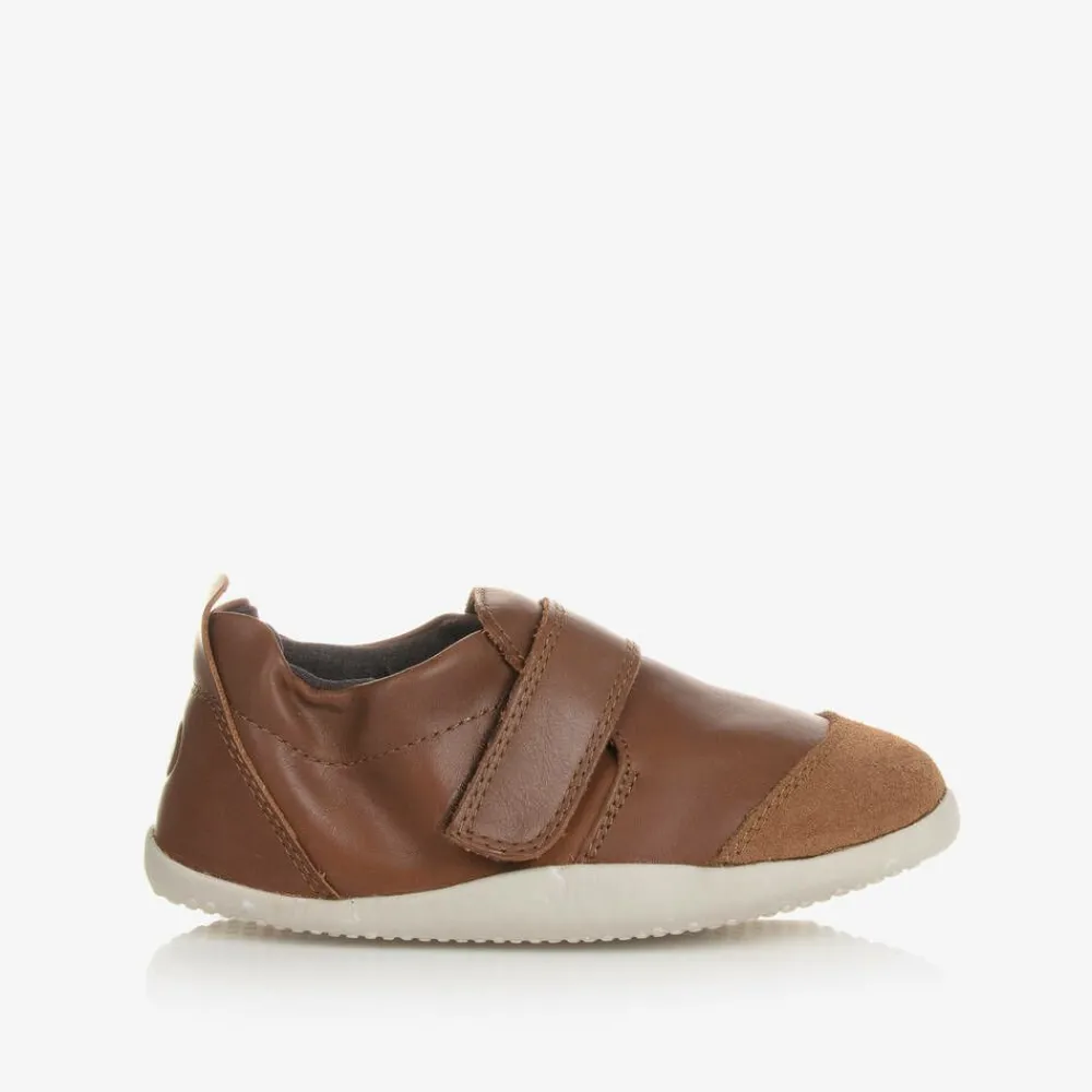 Bobux First Walkers|First Walkers*Baby Boys Brown Leather First Walkers