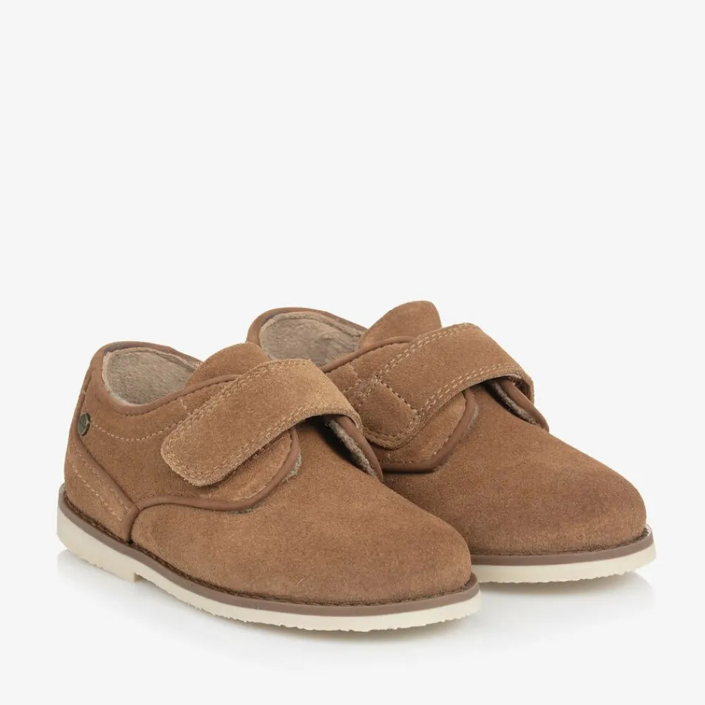 Mayoral Brogues|Brogues*Baby Boys Brown Suede Leather Shoes