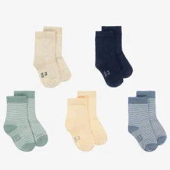 Petit Bateau Socks*Baby Boys Cotton-Rich Socks (5 Pack)