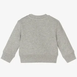 Burberry Tops*Baby Boys Grey Logo Sweatshirt