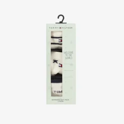 Tommy Hilfiger Socks|Socks*Baby Boys Ivory Cotton Socks (3 Pack)