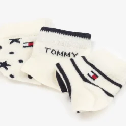 Tommy Hilfiger Socks|Socks*Baby Boys Ivory Cotton Socks (3 Pack)