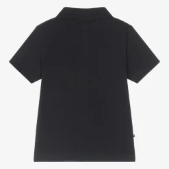 Tommy Hilfiger Tops*Baby Boys Navy Blue Cotton Polo Shirt