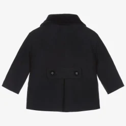 Rachel Riley Coats & Jackets*Baby Boys Navy Blue Double Breasted Coat