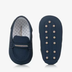 Mayoral Newborn Pre Walkers|Pre Walkers*Baby Boys Navy Blue Pre-Walker Moccasins