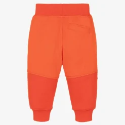 Burberry Trousers*Baby Boys Orange Cotton Joggers