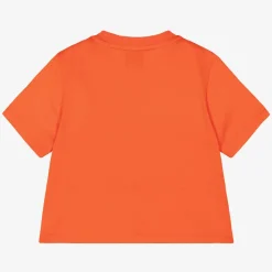 Burberry Tops*Baby Boys Orange Cotton T-Shirt