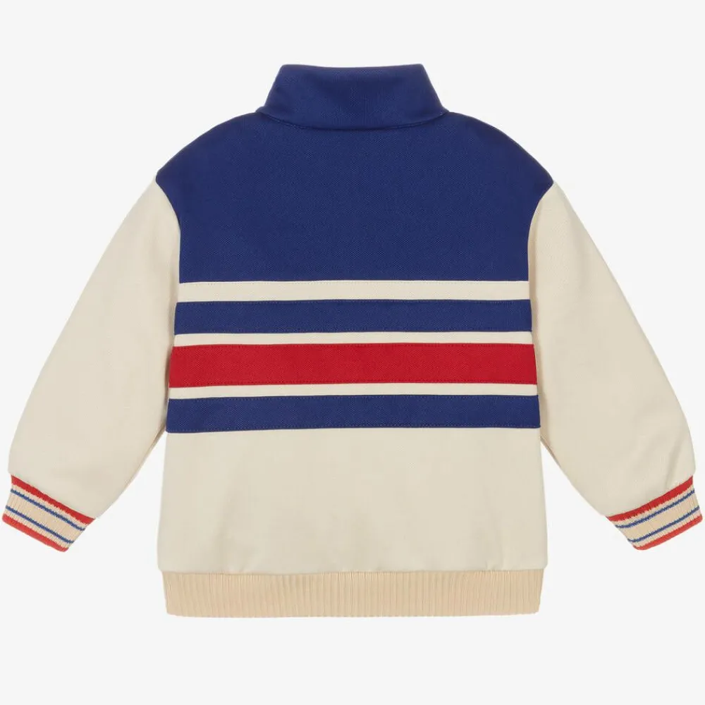 Gucci Tops*Baby Boys Striped Zip-Up Top