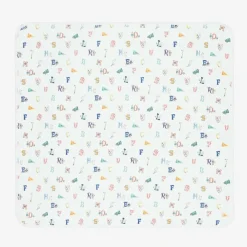 Ralph Lauren Blankets & Shawls*Baby Boys White Cotton Blanket (81cm)