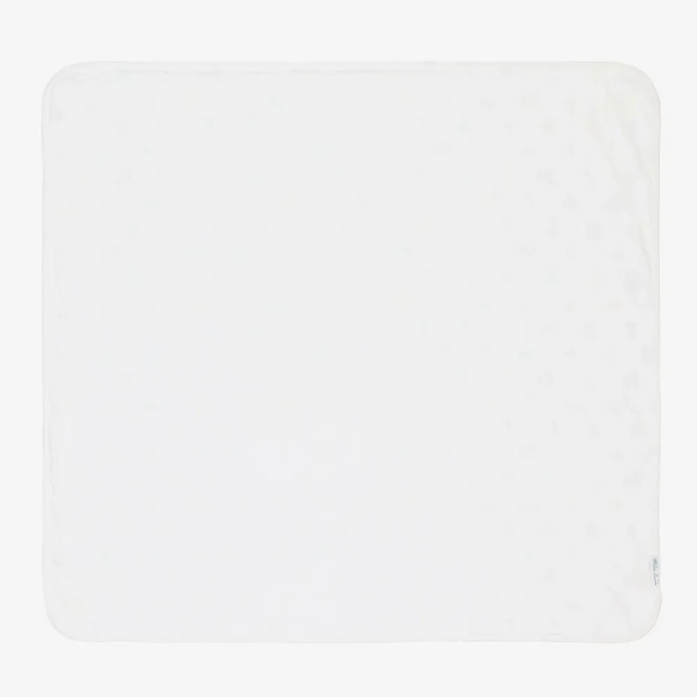 Ralph Lauren Blankets & Shawls*Baby Boys White Cotton Blanket (81cm)
