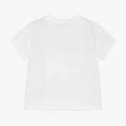 Dolce amp; Gabbana Tops*Baby Boys White Cotton DG Logo T-Shirt