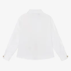 Versace Tops*Baby Boys White Cotton Medusa Shirt