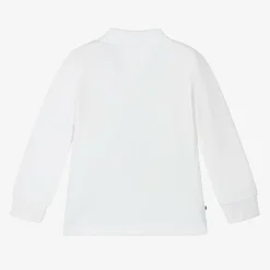 Tommy Hilfiger Tops*Baby Boys White Cotton Polo Shirt