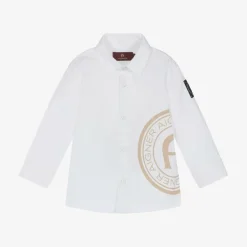 AIGNER Tops|Tops*Baby Boys White Cotton Shirt