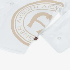 AIGNER Tops|Tops*Baby Boys White Cotton Shirt