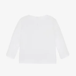 Guess Tops*Baby Boys White Cotton Top