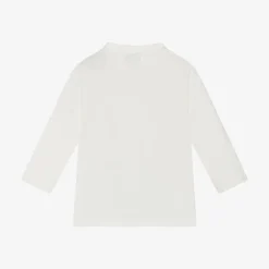 BOSS Tops*Baby Boys White Organic Cotton Top