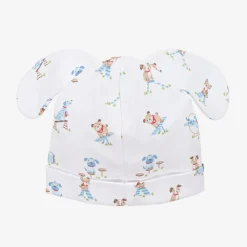 Kissy Kissy Hats|Hats*Baby Boys White Pima Cotton Playground Pups Hat